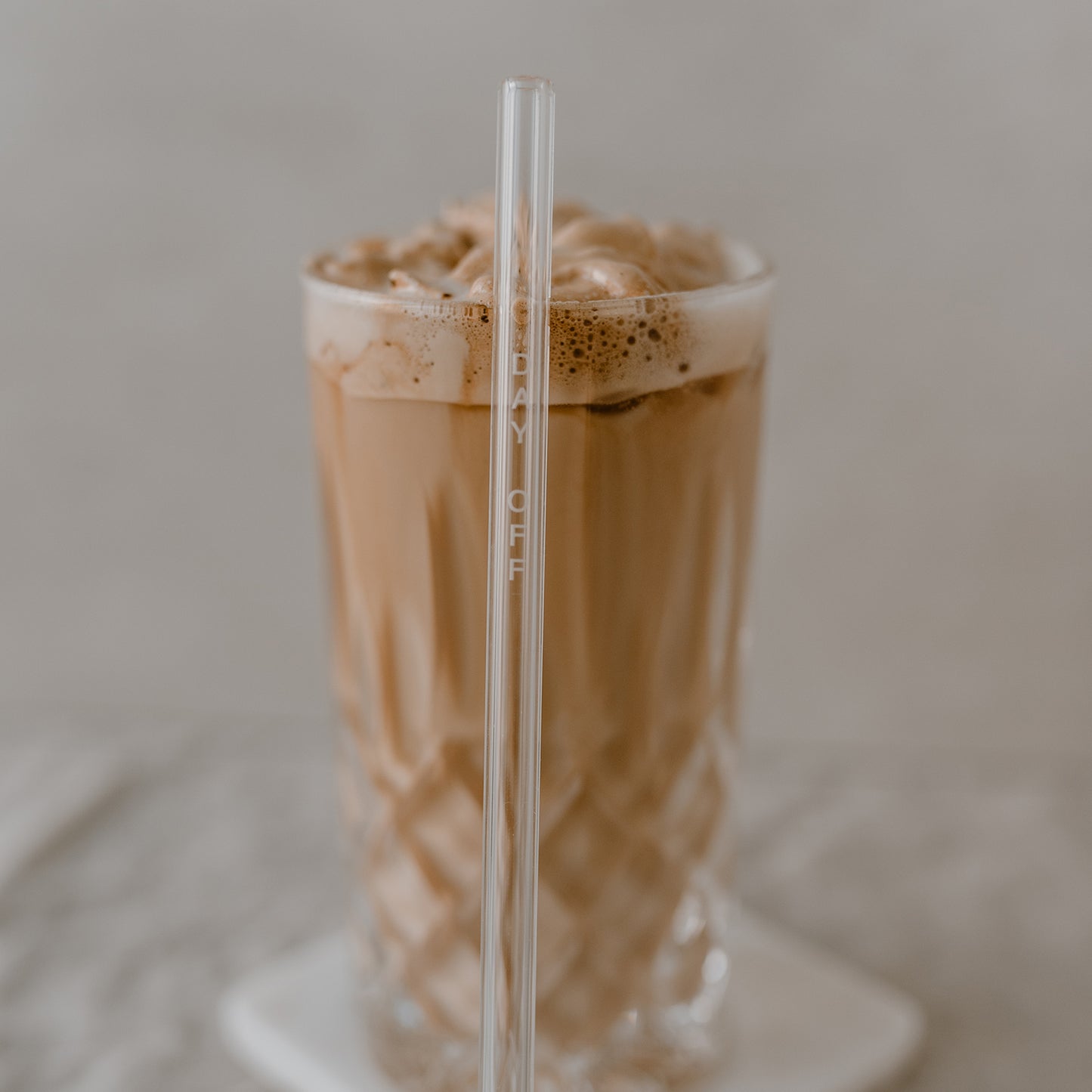 Strohhalme No Bad Days aus Glas 20cm im 4er Set