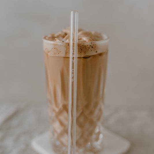 Strohhalme No Bad Days aus Glas 20cm im 4er Set