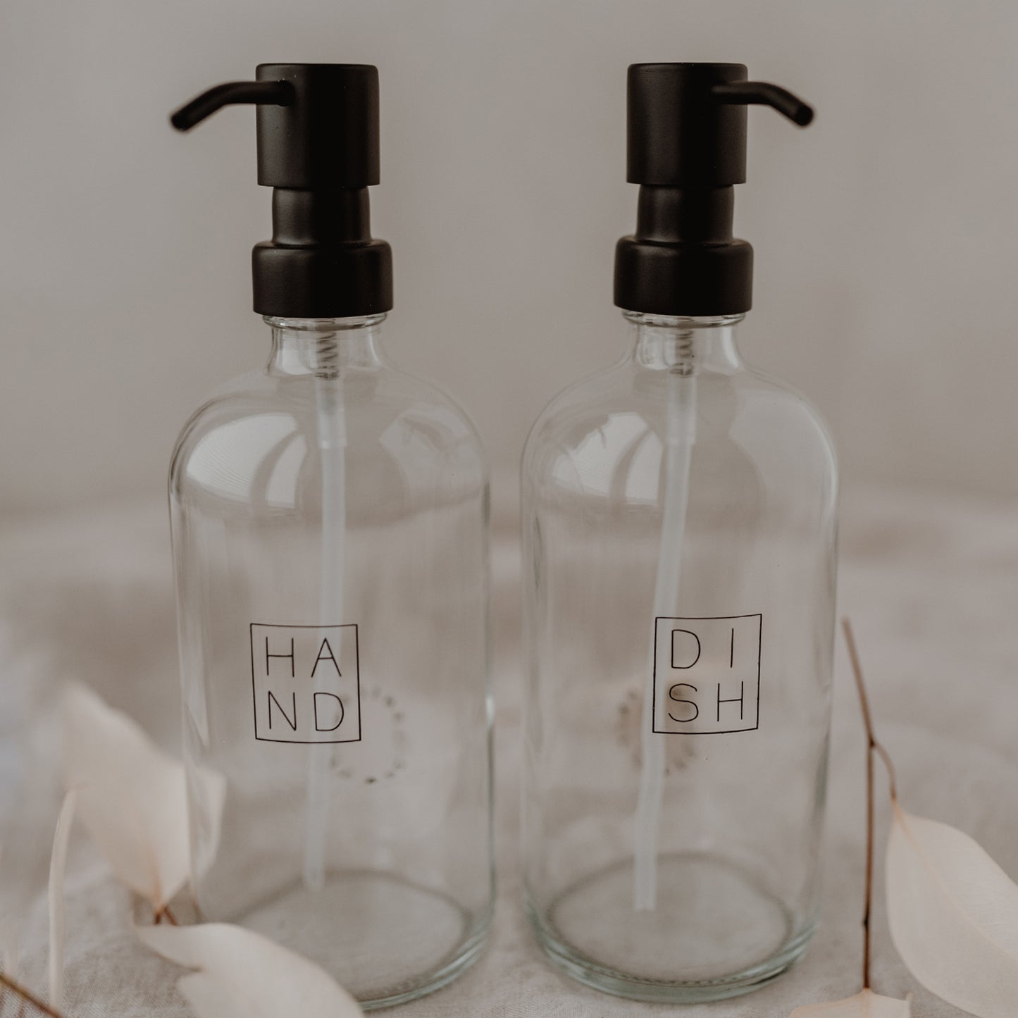 Seifenspender Hand transparent 500ml