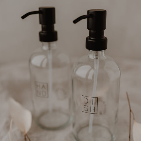 Distributeur de savon Dish transparent 500ml