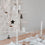 Pendentifs en bois Maison blanche en set de 8