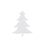 Pendentifs en bois sapin blanc en lot de 8