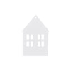Pendentifs en bois Maison blanche en set de 8