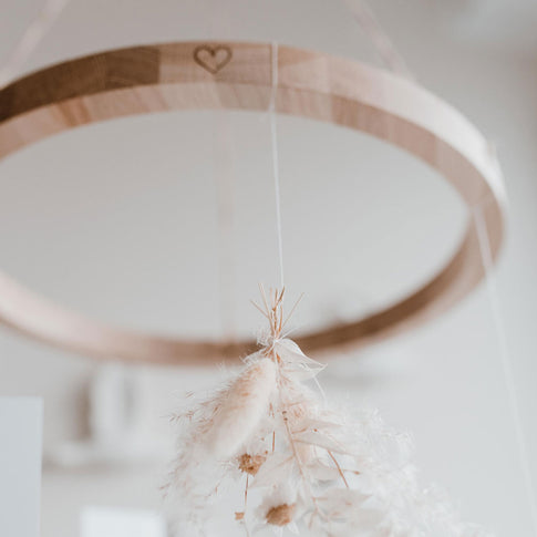 Holzkranz Herz aus Eiche