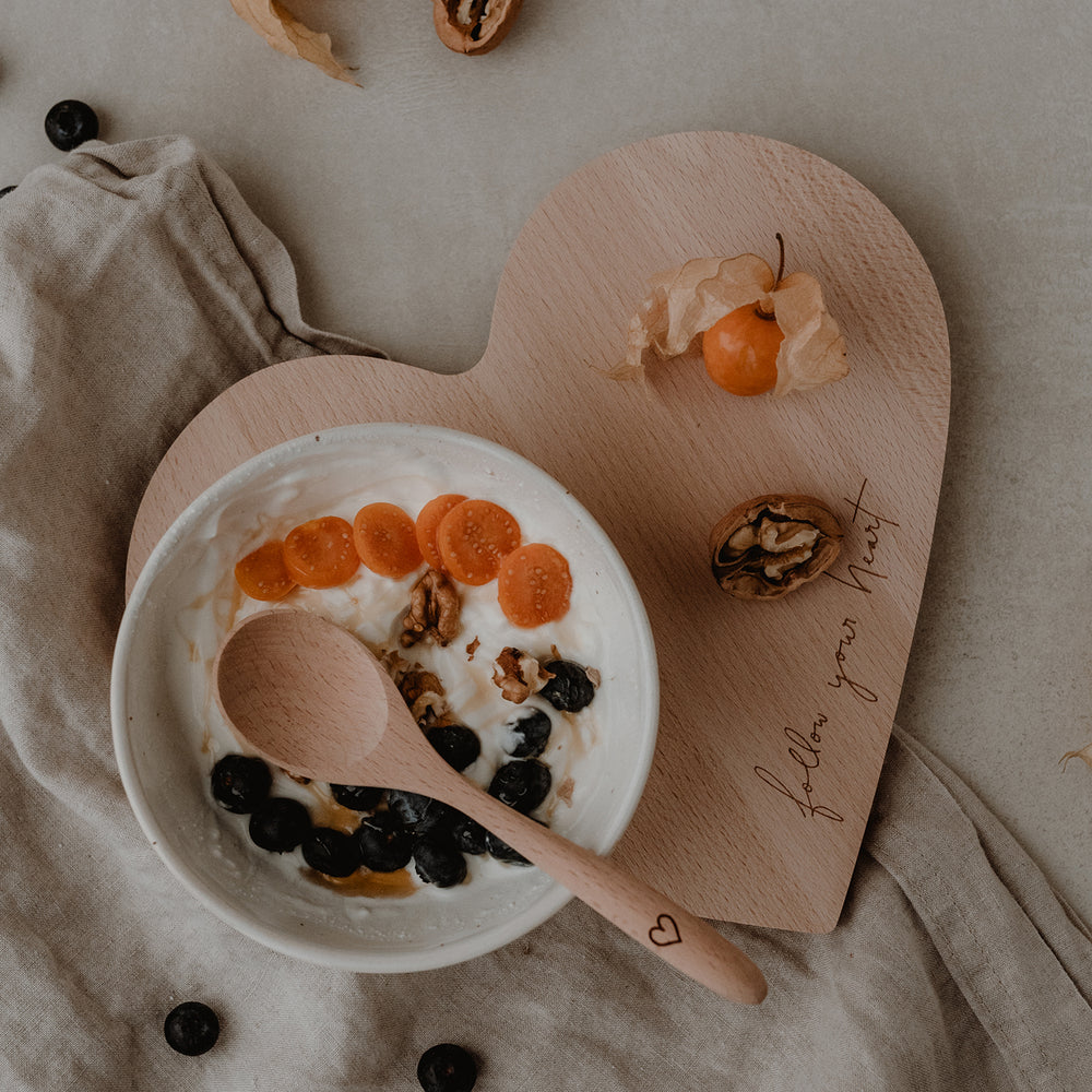 Planche à déjeuner Coeur Follow your heart