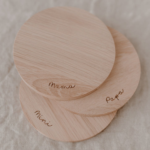 Untersetzer aus Eiche Papa