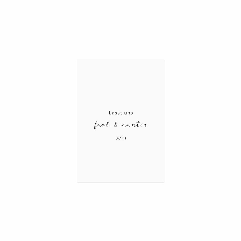 Lot de 6 cartes dictons de Noël