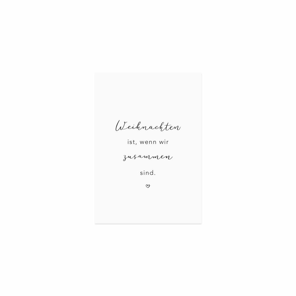 Lot de 6 cartes dictons de Noël