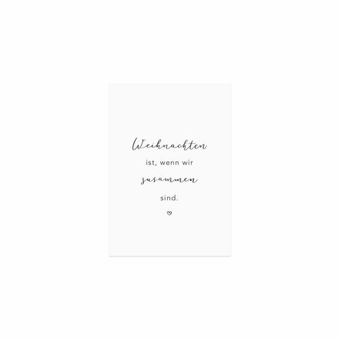 Lot de 6 cartes dictons de Noël