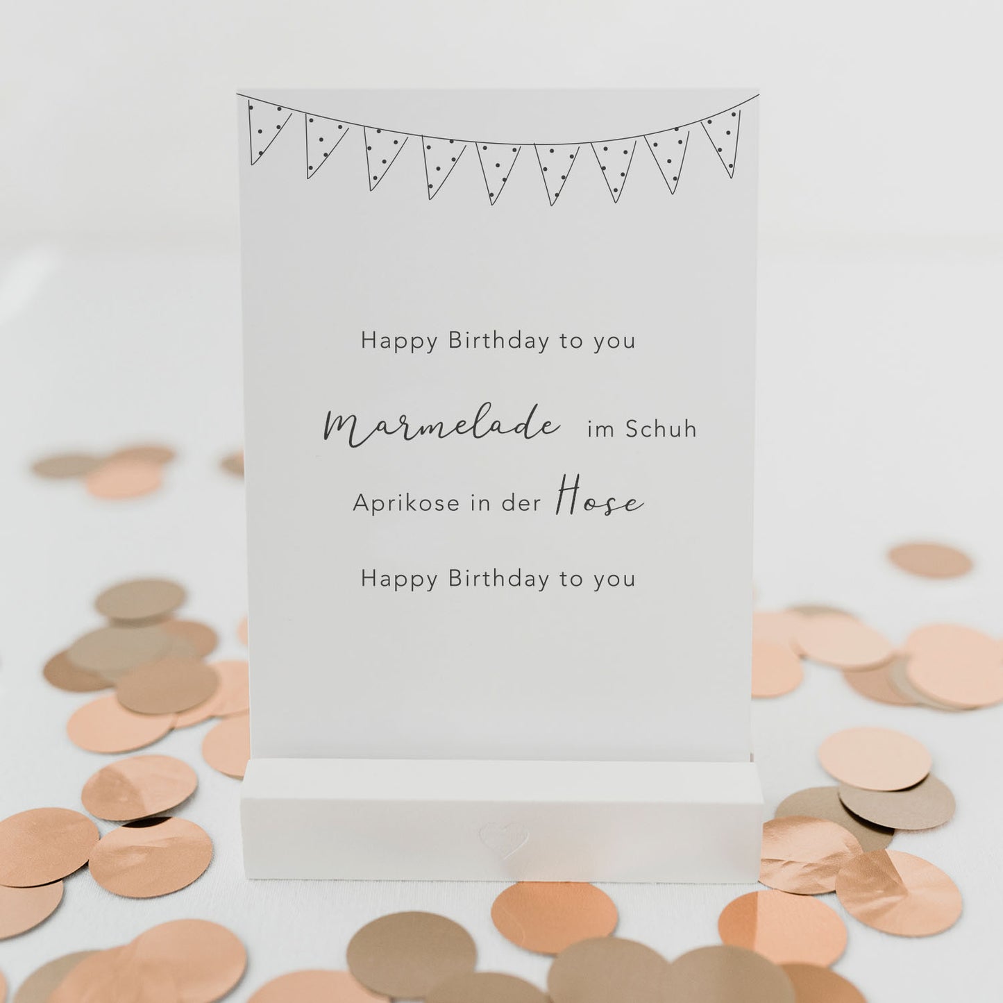 Ensemble de 6 cartes de voeux d´anniversaire