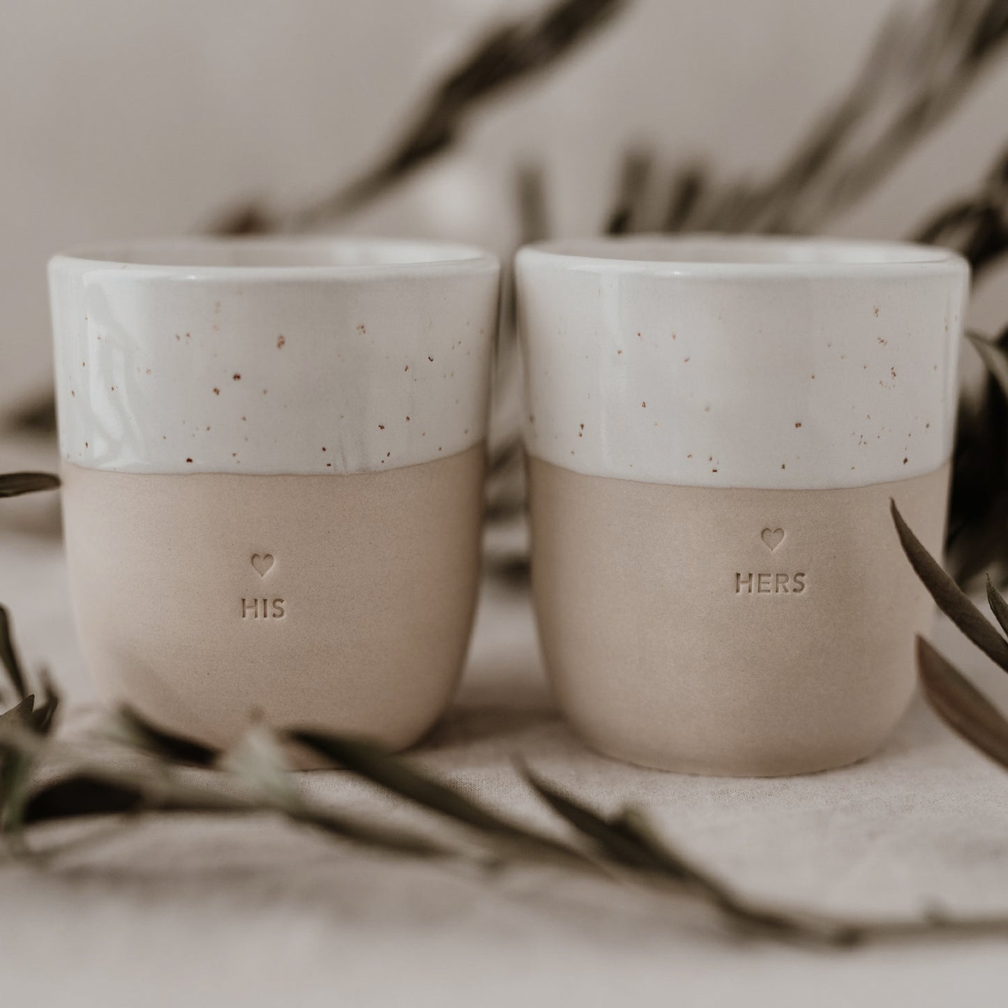 Becher His & Hers im Set