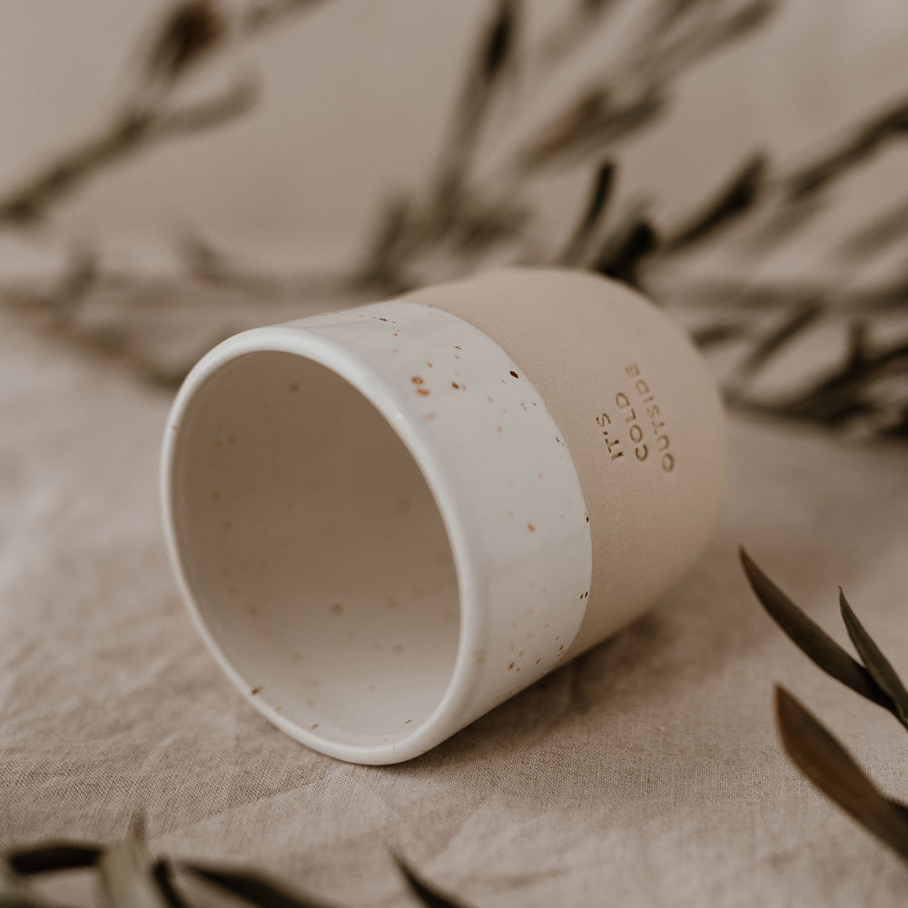 Gobelet en grès It´s cold outside