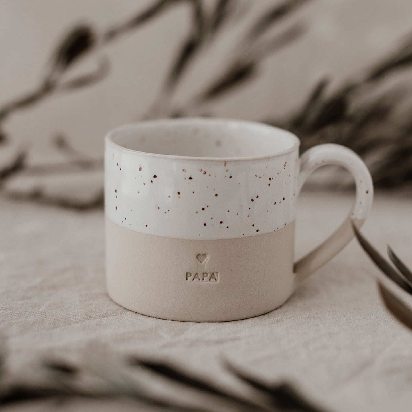 Tasse en grès Papa