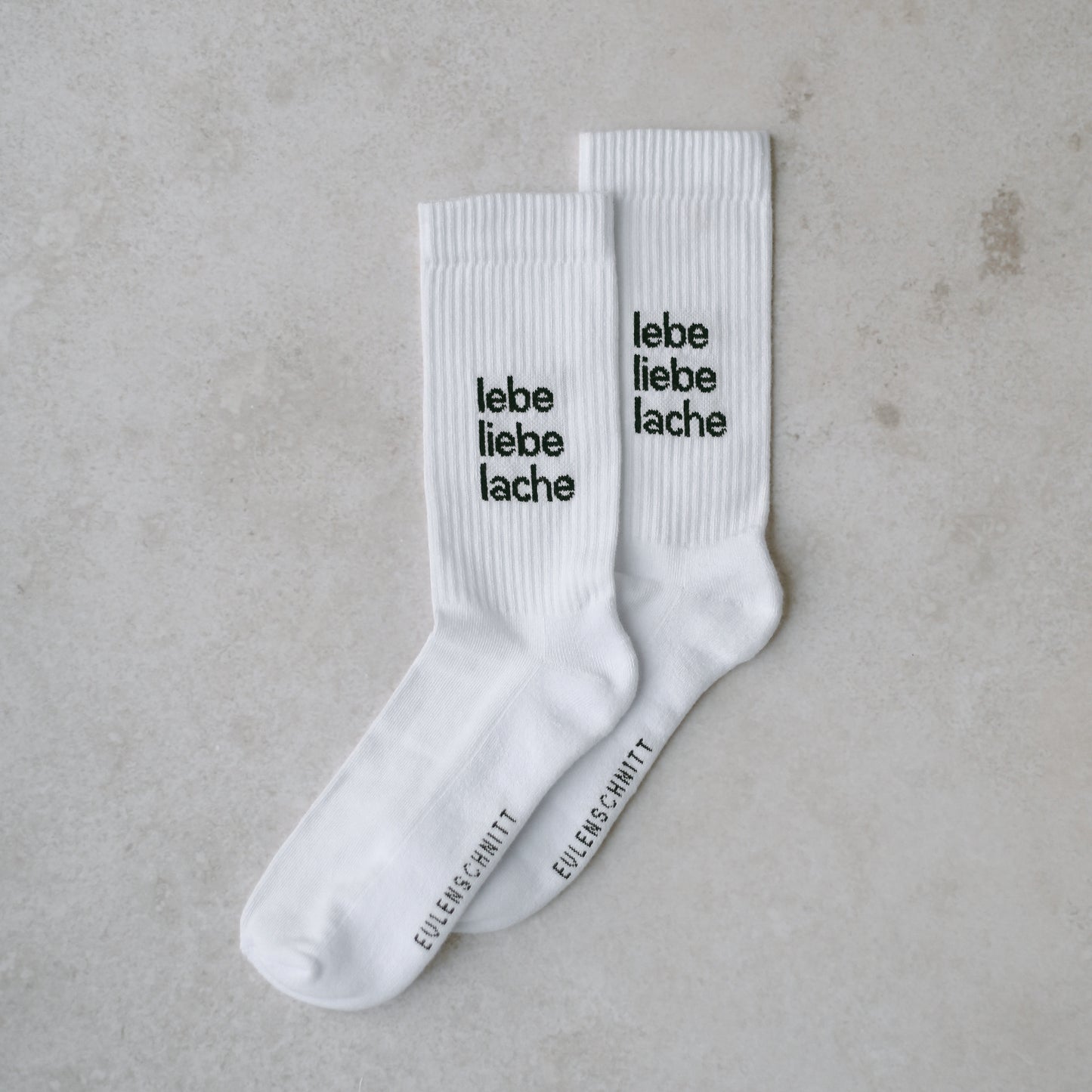 Socken Lebe Liebe Lache