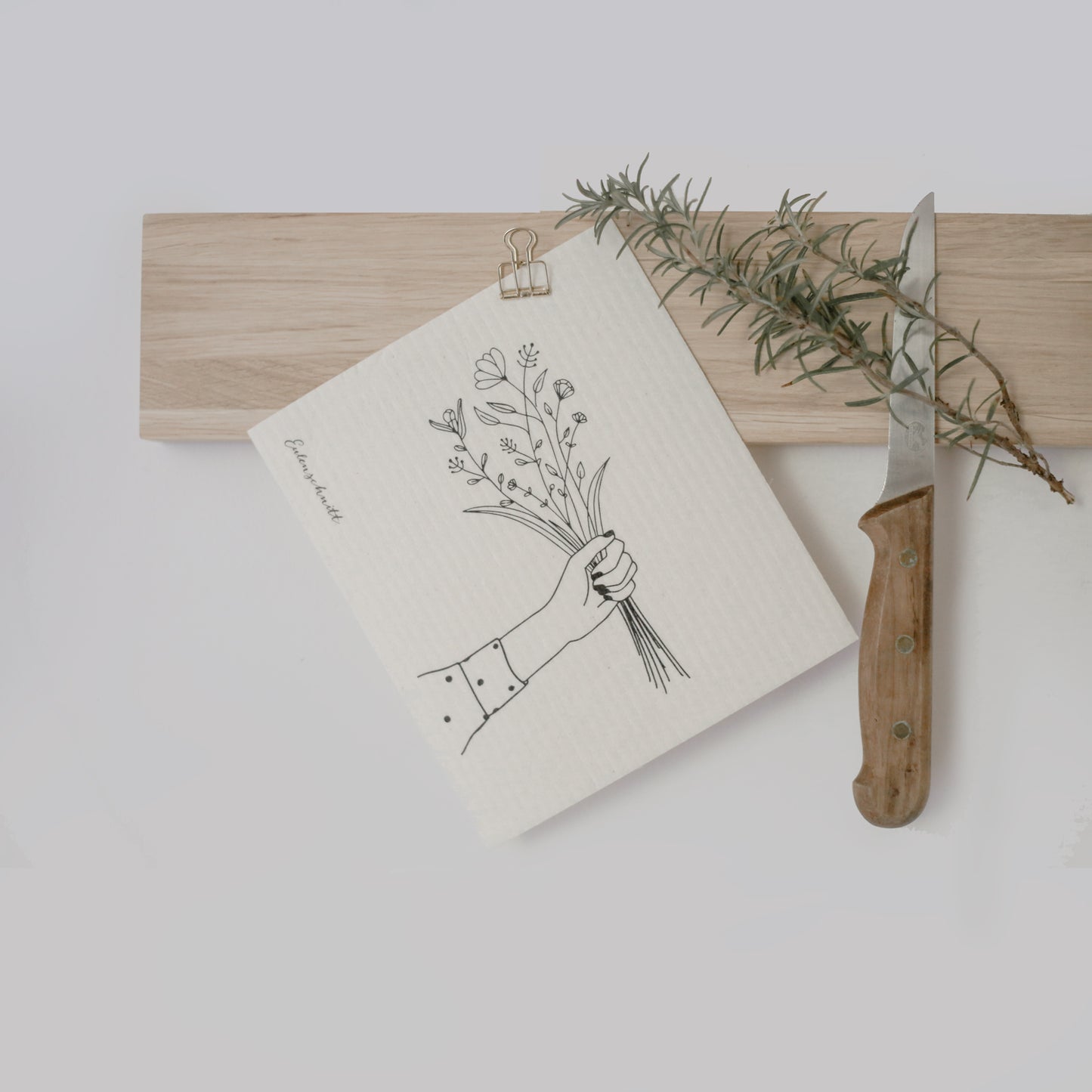 Chiffons éponges Blumenliebe en lot de 3