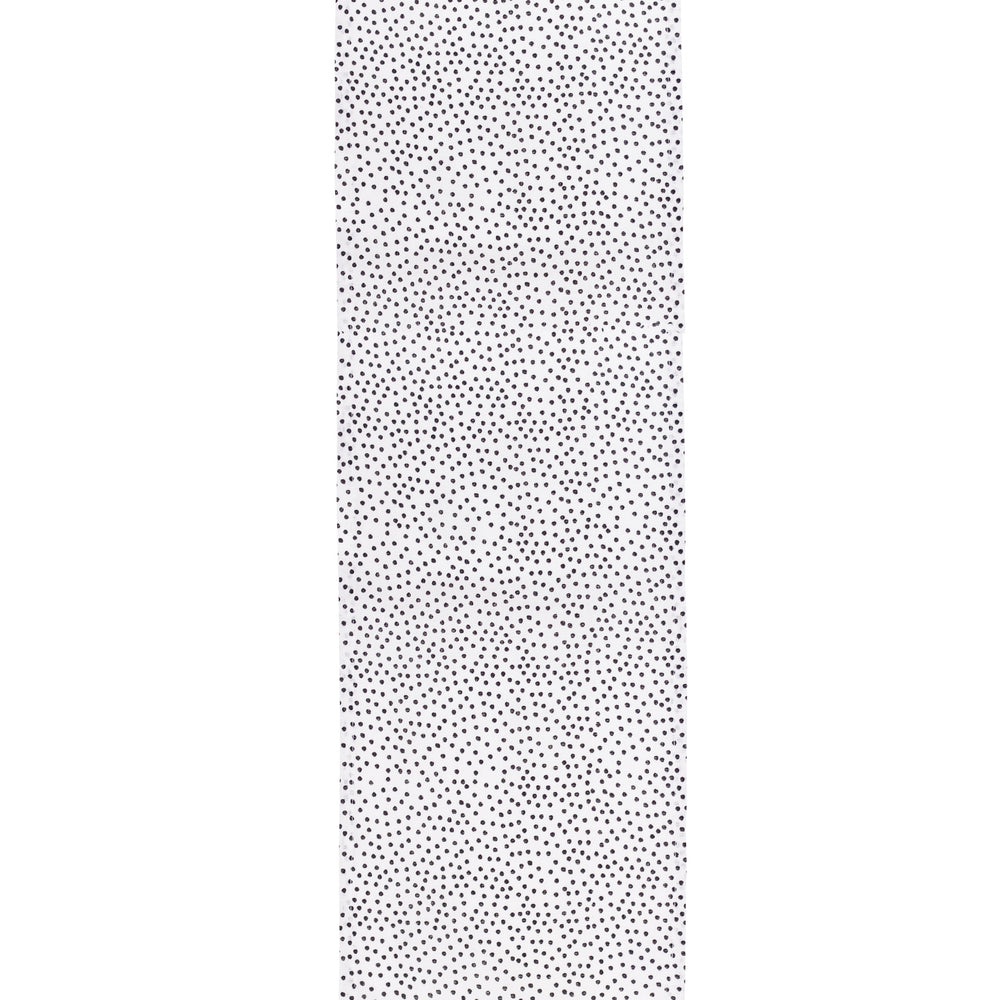 Chemin de table à pois en lin