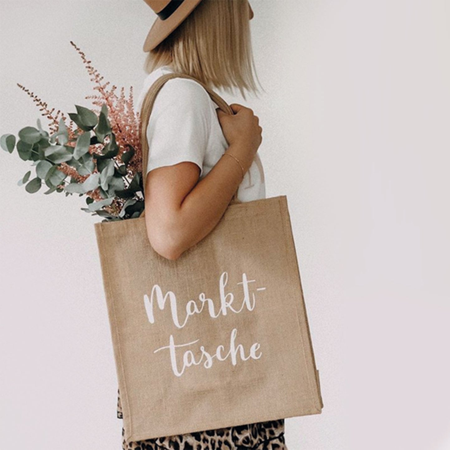 Jute Shopper Markttasche