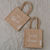 Mini shopper en jute Für Dich und Hurra dans un ensemble de 2