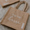 Mini shopper en jute Für Dich und Hurra dans un ensemble de 2