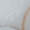 Wandsticker Blumenfahrrad