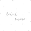 Wandsticker Let It Snow