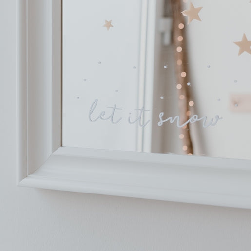 Wandsticker Let It Snow