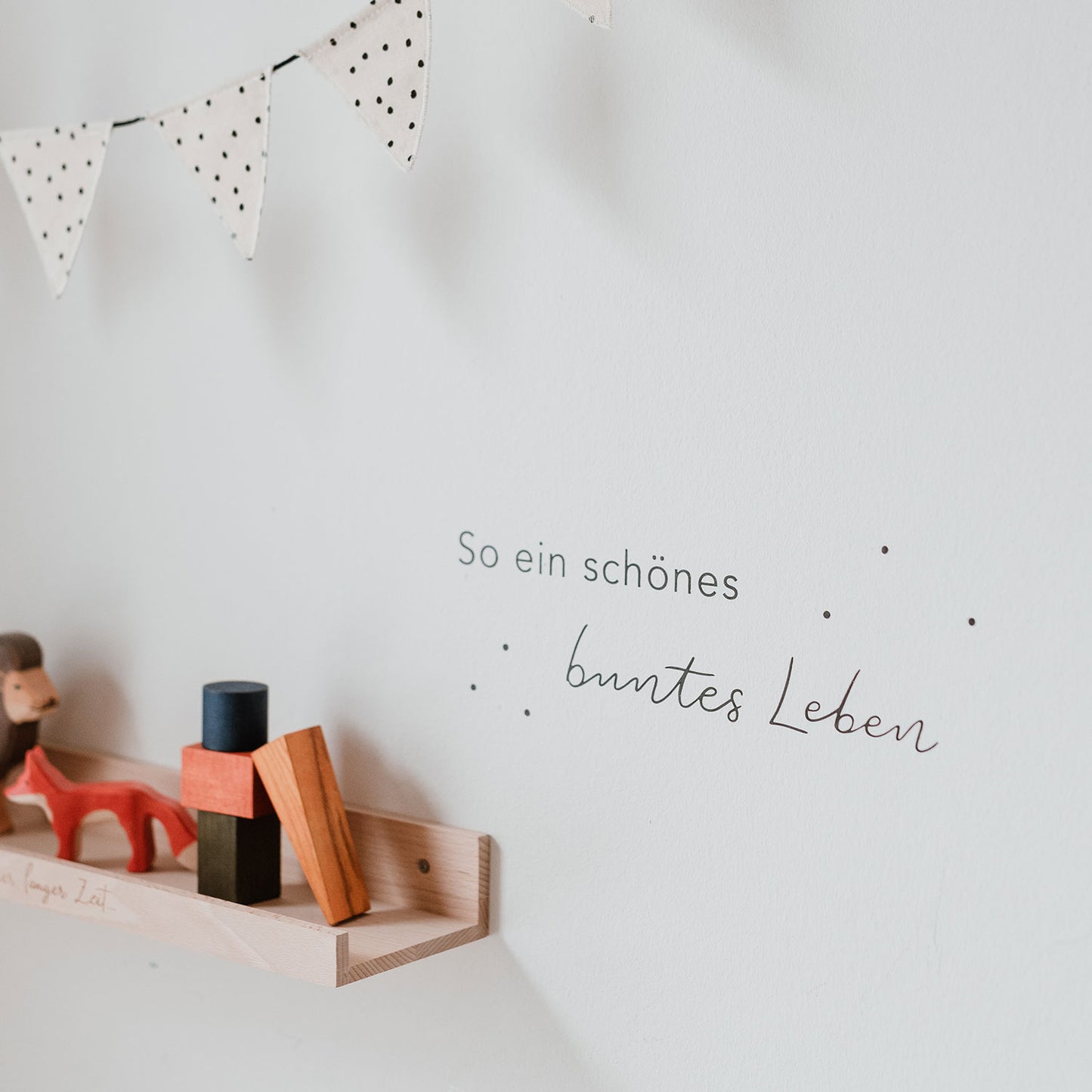 Wandsticker Buntes Leben